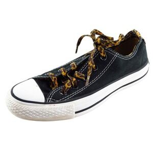 Converse All Star Fashion Sneakers Black Fabric Women 5 Medium
